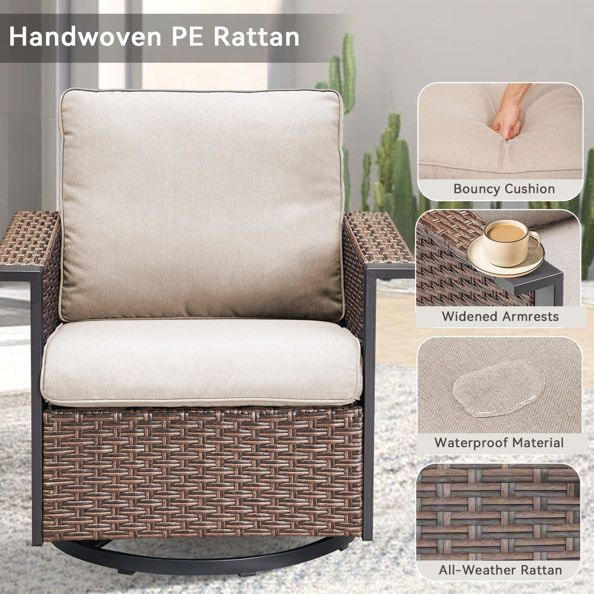 Outdoor Swivel Rocking Chairs