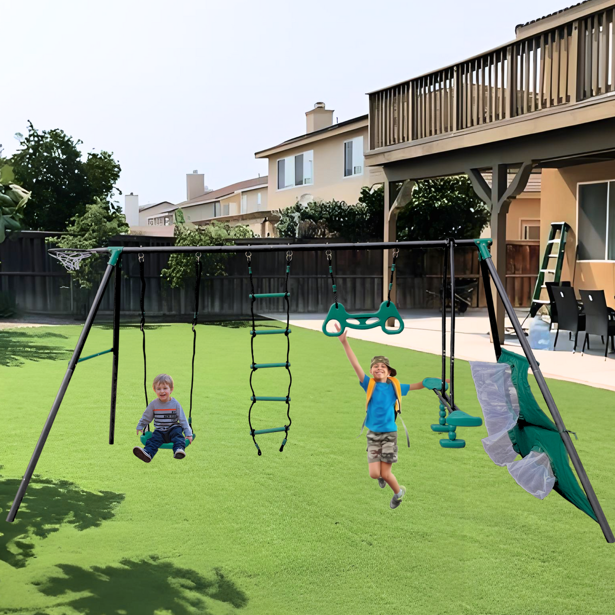 Four Swing Set