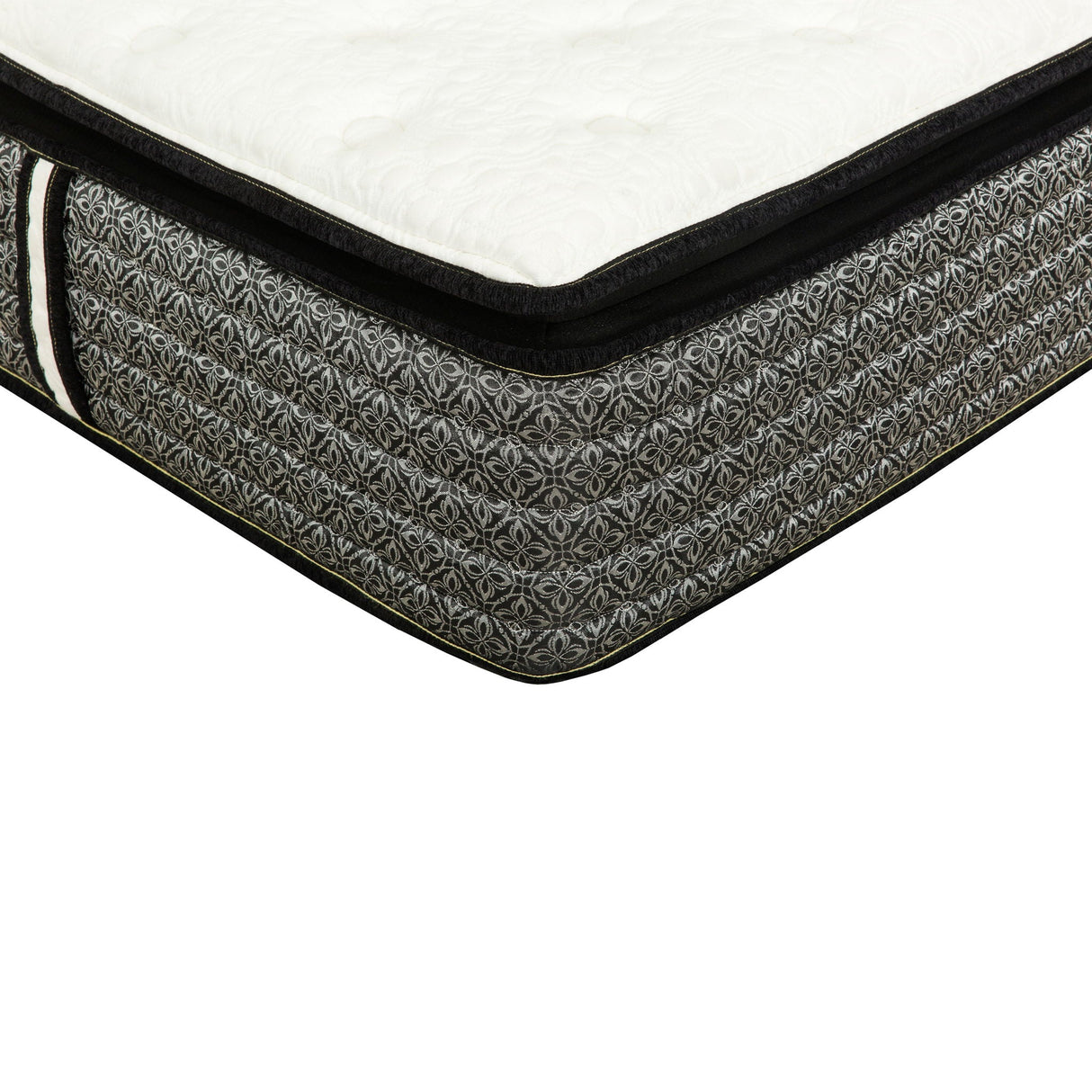 14" Premium Hybrid Mattress In A Box Plush Gel Memory Foam Top With Cooling Technology - Gray / White - Queen