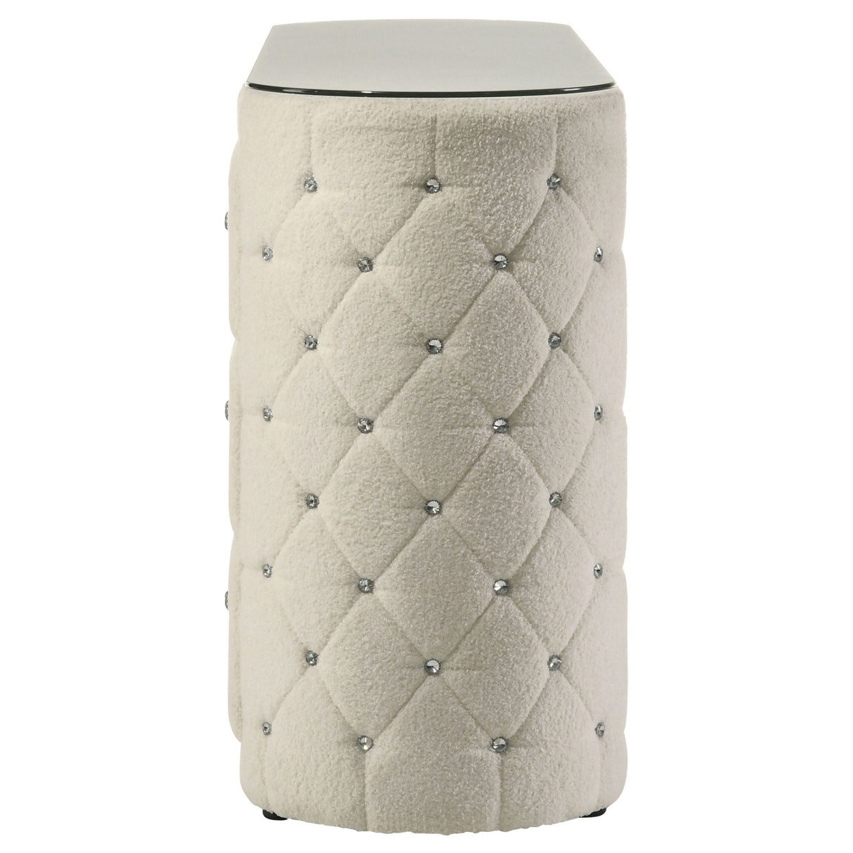 Sonya 6-drawer Upholstered Bedroom Dresser Ivory