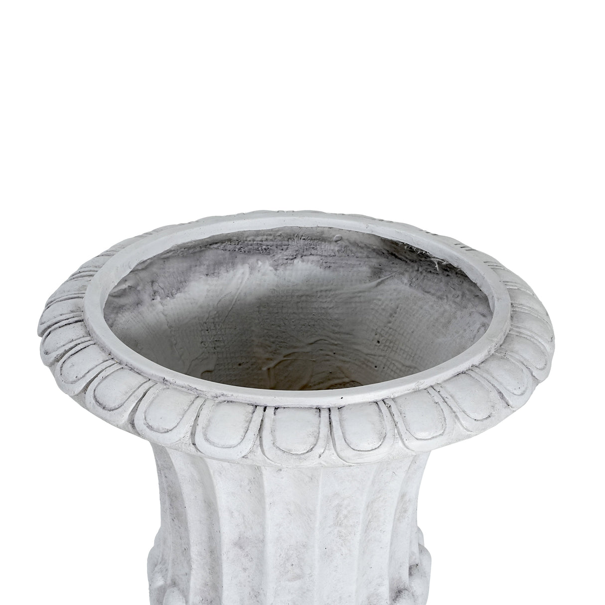 Outdoor Garden Urn Planter, Antique White