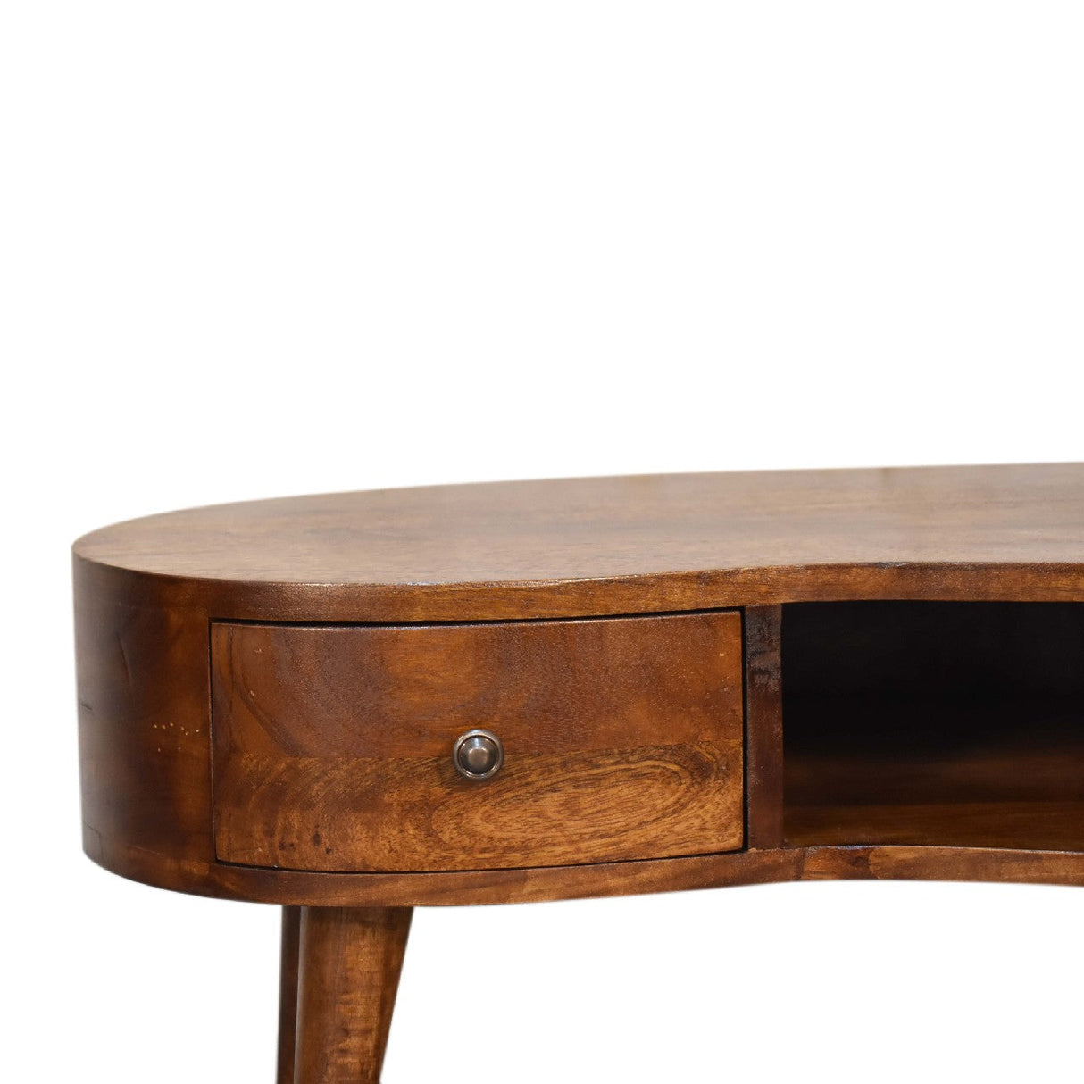 Solid Wood Mini Chestnut Wave Coffee Table