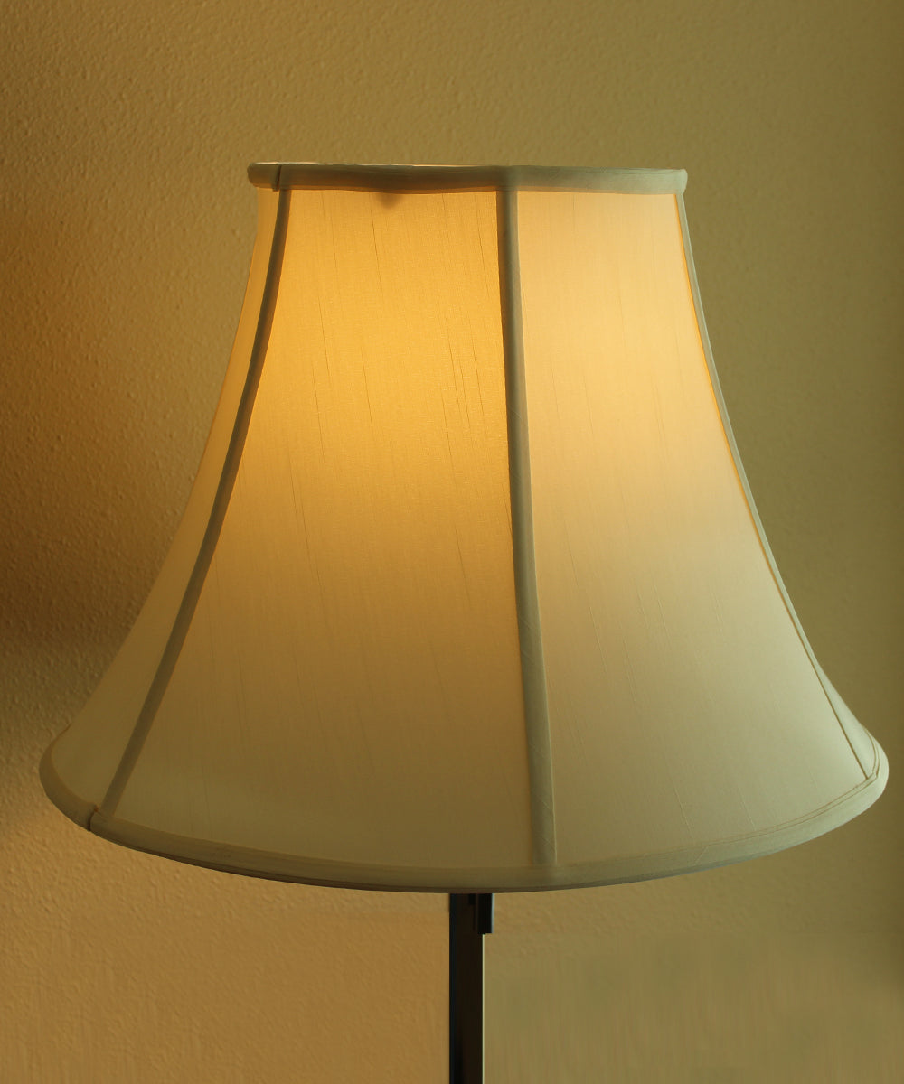 18"W x 14"H Egg Shell Shantung Bell Lampshade