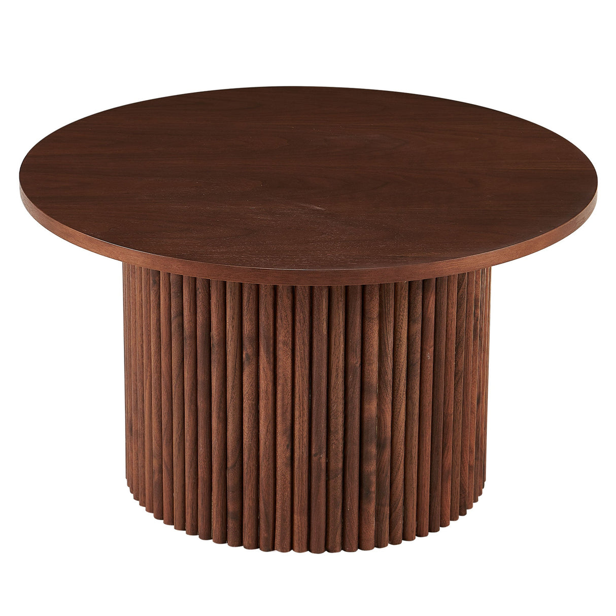 Fantasia Round Coffee Table with Column Design