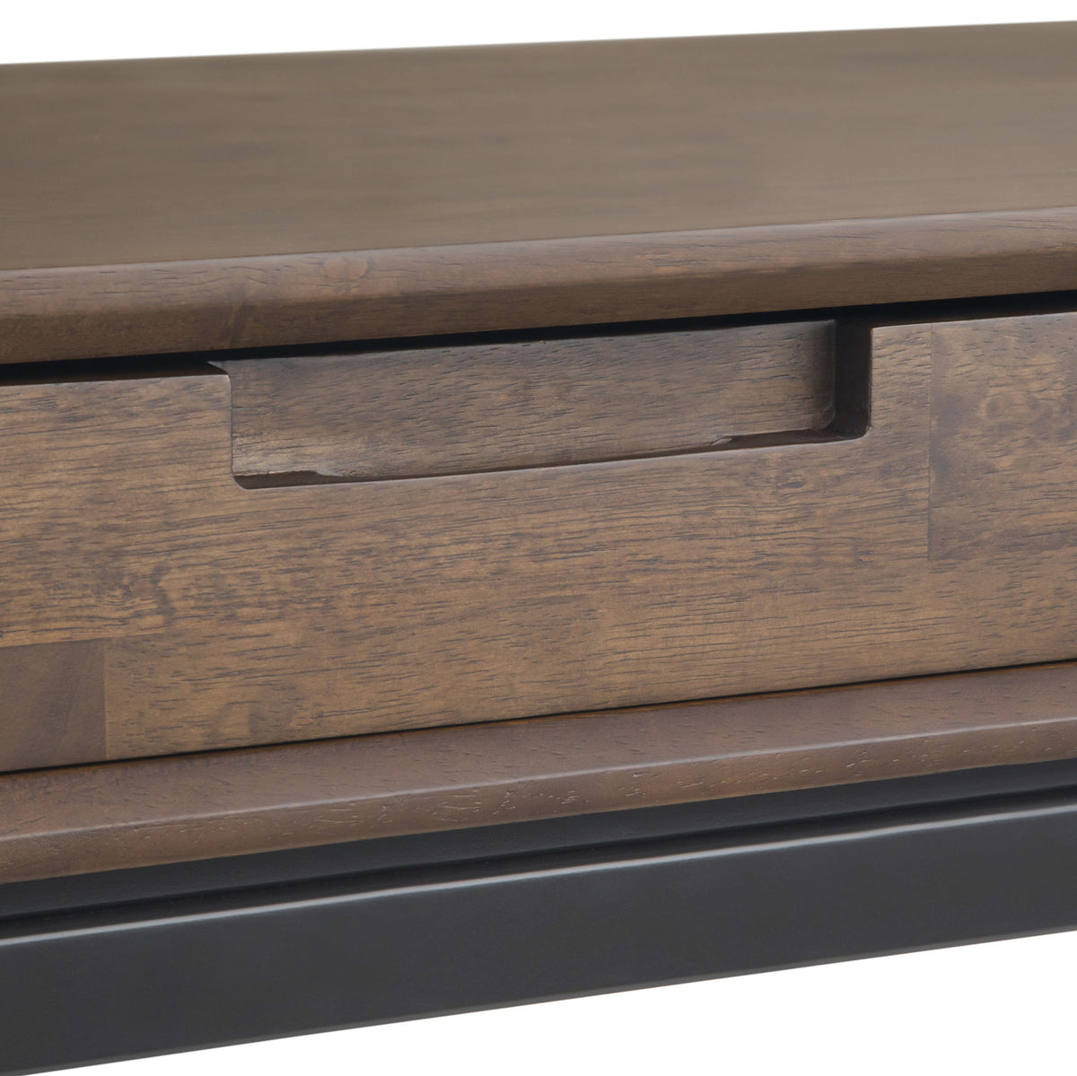 Mid Century Wide Writing Desk with Three Drawers - Multiple Colors