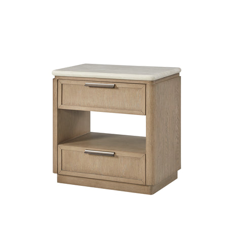 Ashborne-Oak-Veneer-2-Drawer-Nightstand-Nightstands