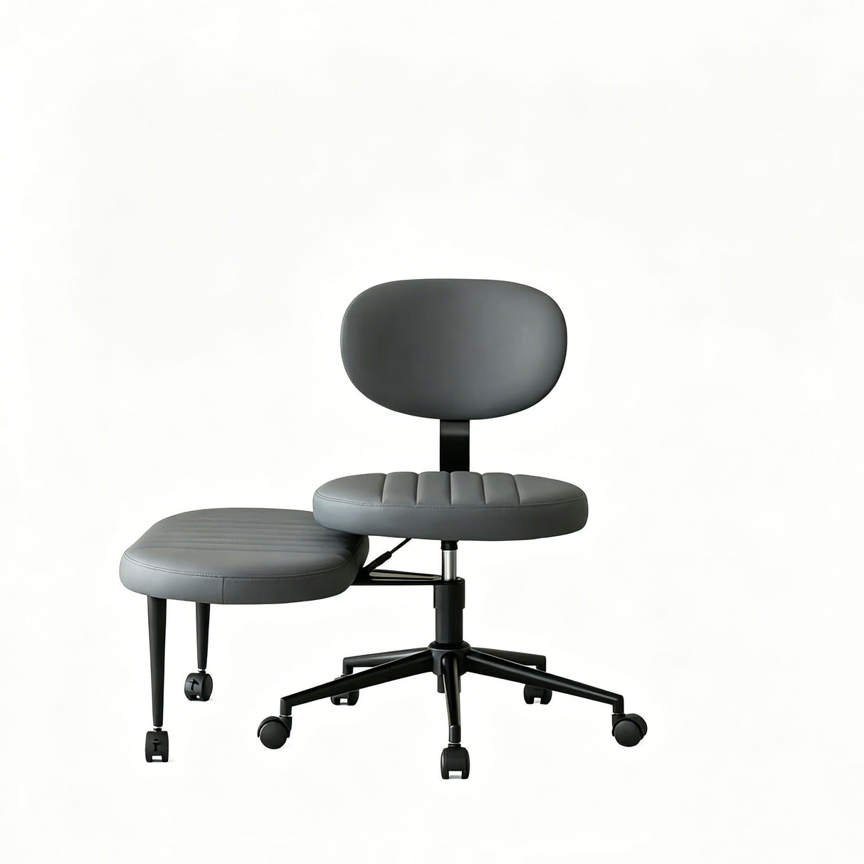 Ergonomic Cross Legged Office Chair With Back Support