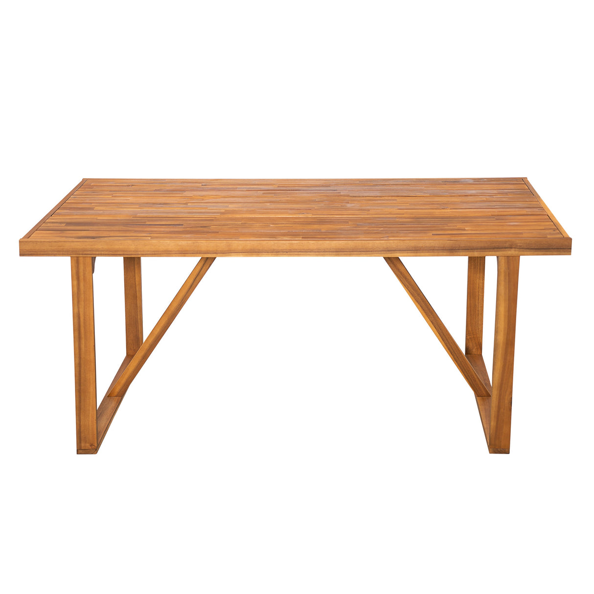 7 Pieces Acacia Wood Outdoor Dining Set