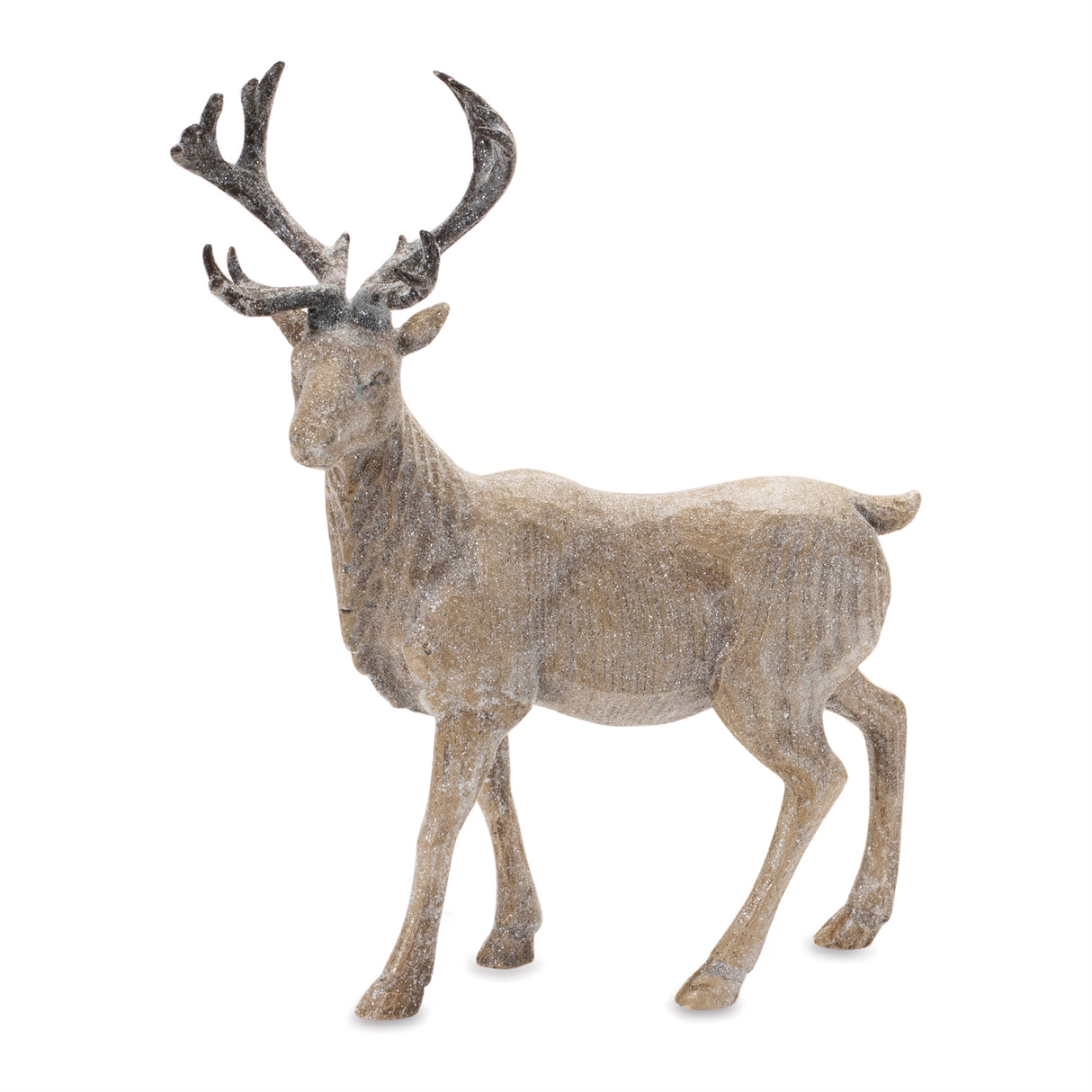 Winter deer figurine (set of 2)