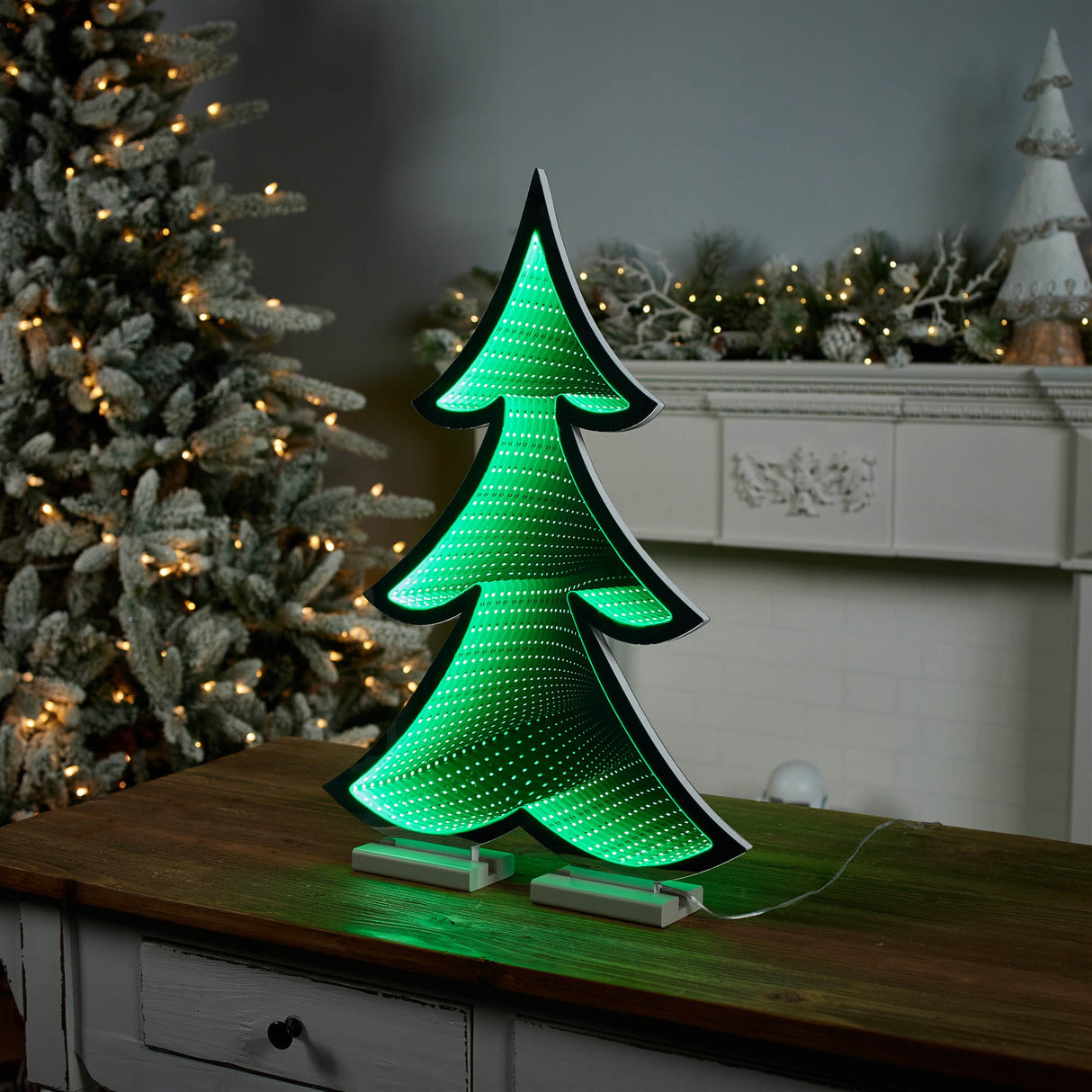 Green Pine Tree Ekkolight 23.5"H