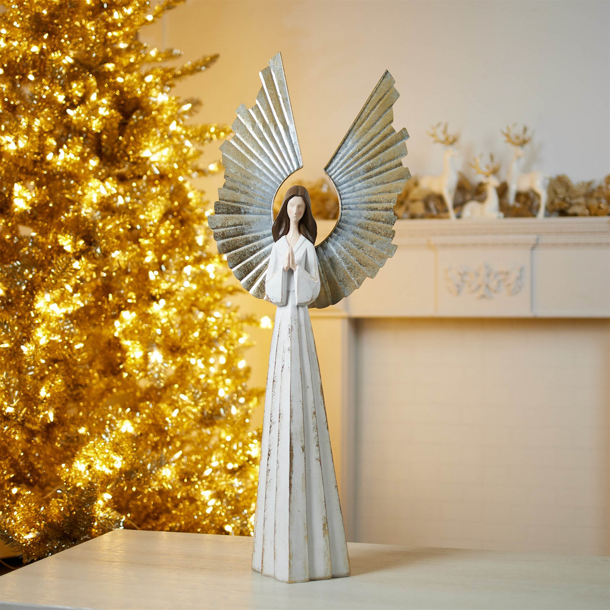 Holiday Angel Statue 36"H