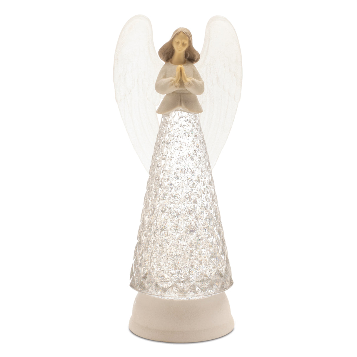 LED Angel Snow Globe 12.5"H
