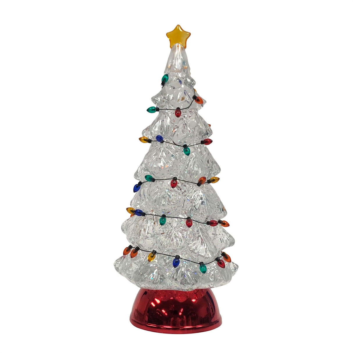 LED Christmas Tree with Holiday Lights 11.5"H