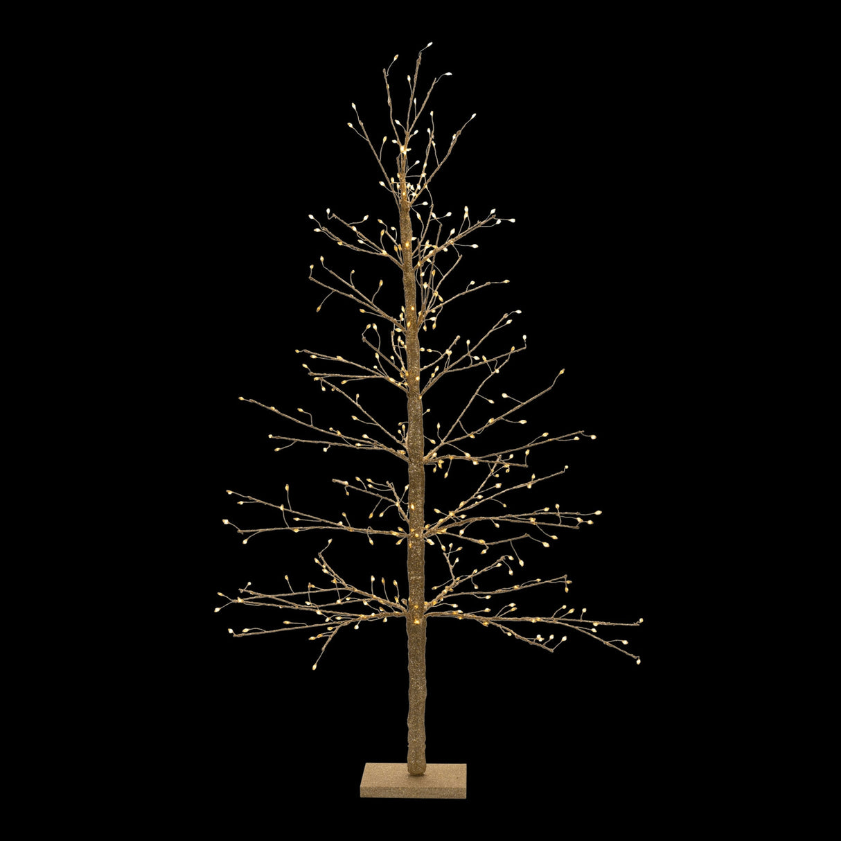 Gold LED Twig Tree 48"H