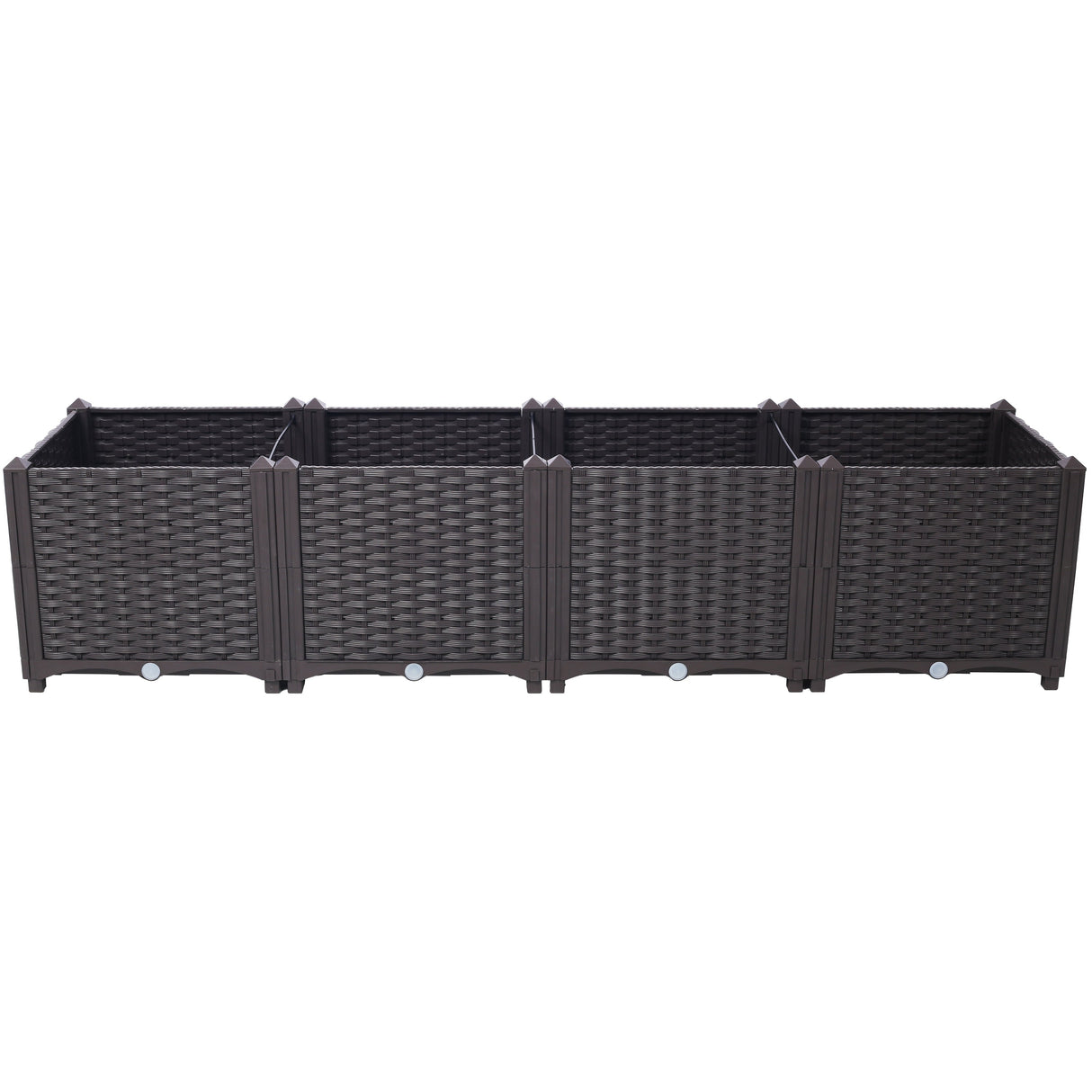 Deep Raised Garden Bed Plastic Planter Boxes