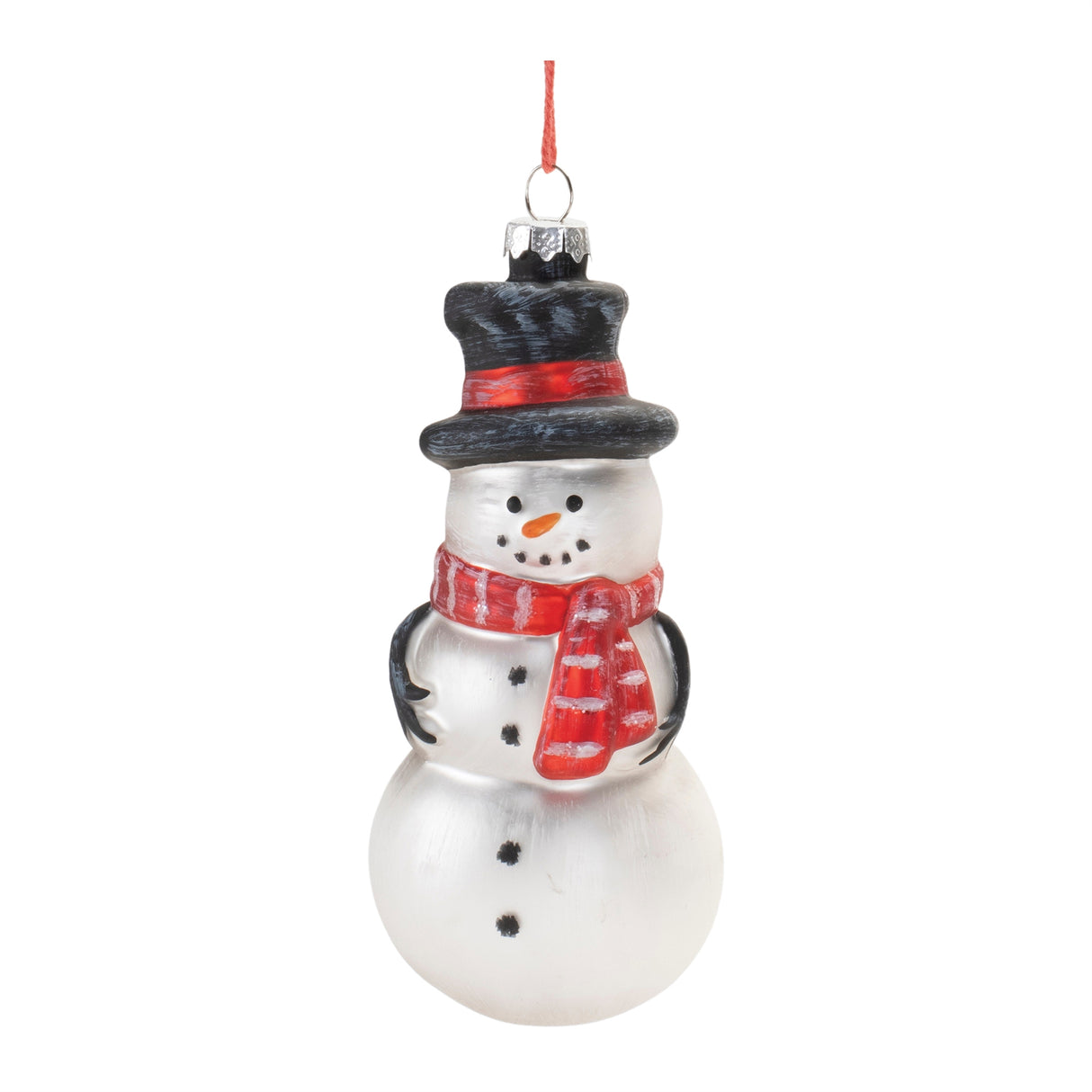 Frosted-glass-snowman-ornament-(set-of-6)-Christmas-Ornaments