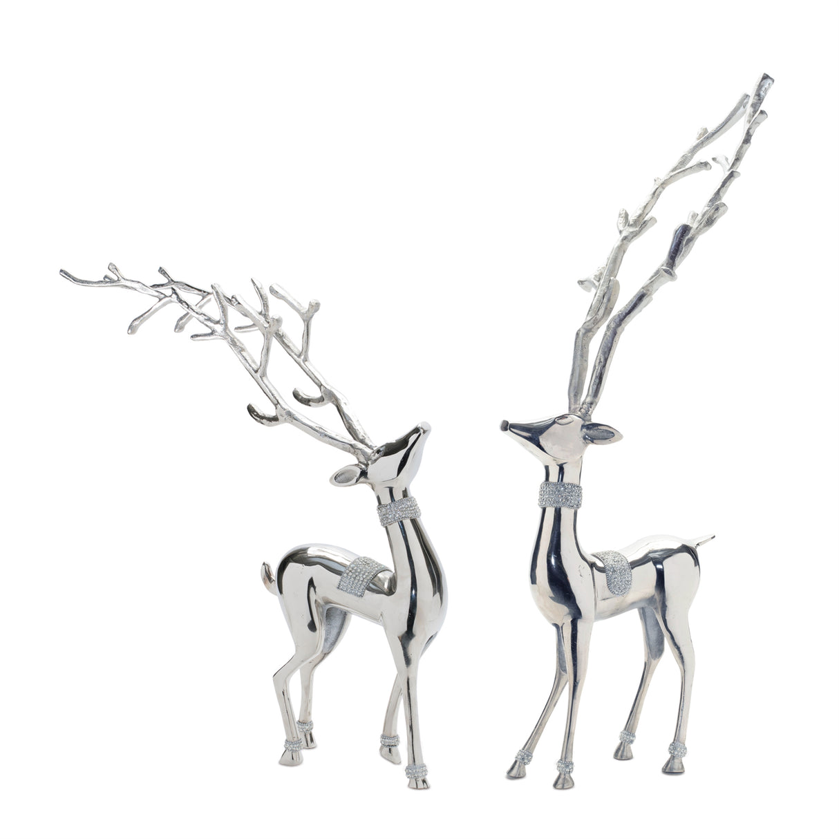 Metal-deer-statue-(set-of-2)-Sculptures-&-Statues