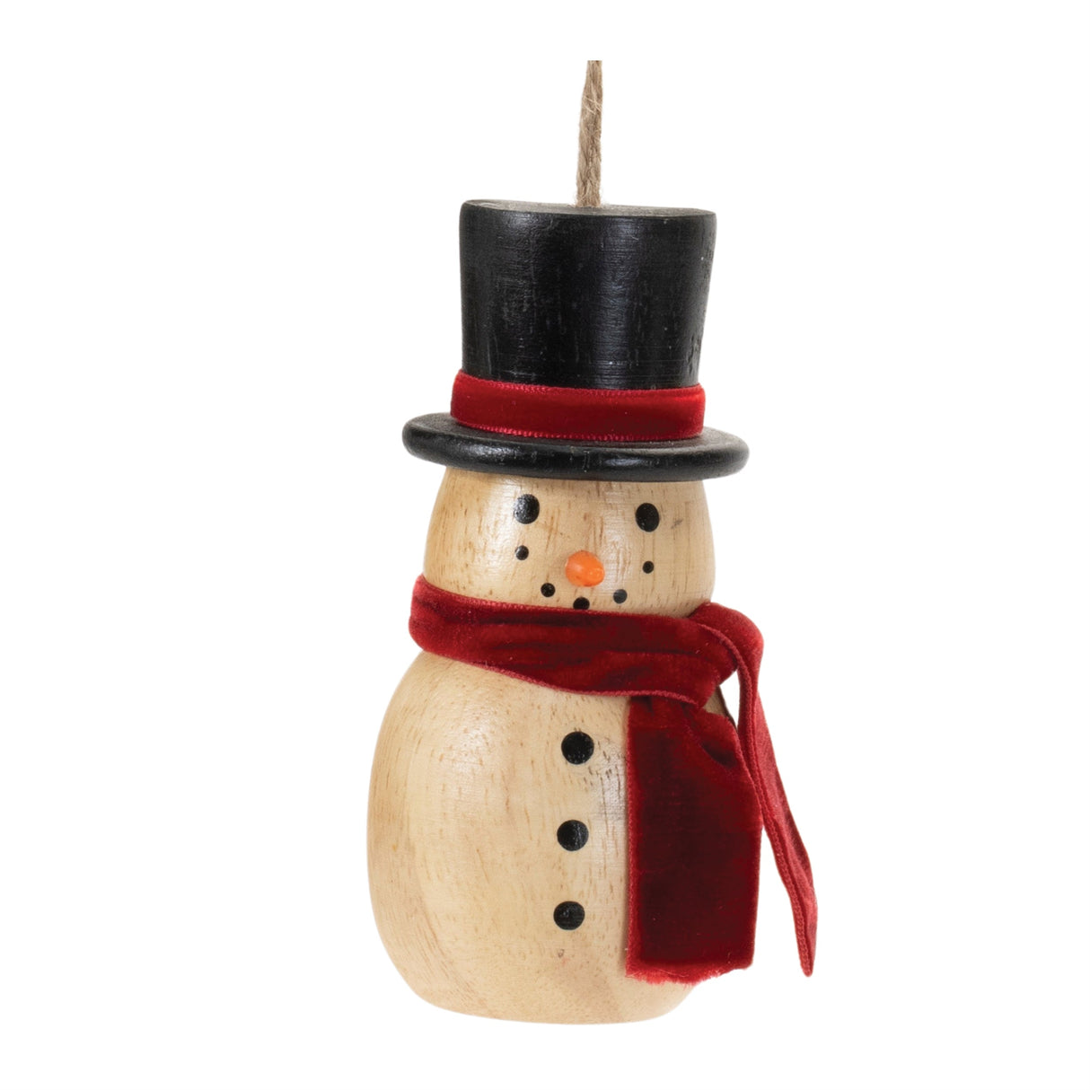 Wooden-snowman-ornament-(set-of-12)-Christmas-Ornaments