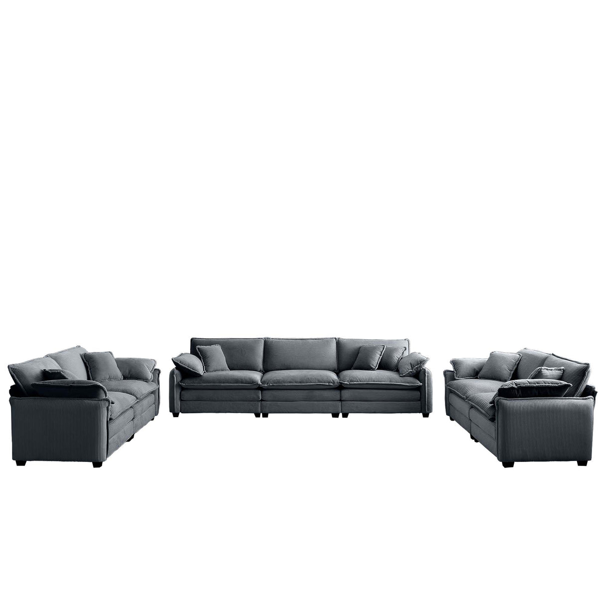 Modern Living Room Sofa 3 Pieces Set