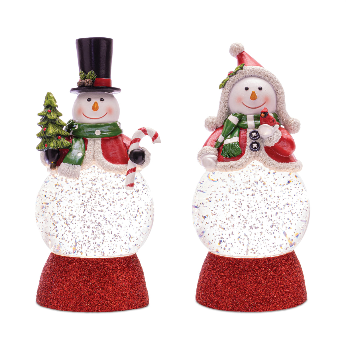 Led-holiday-snowman-snow-globe-(set-of-2)-Christmas-Decor