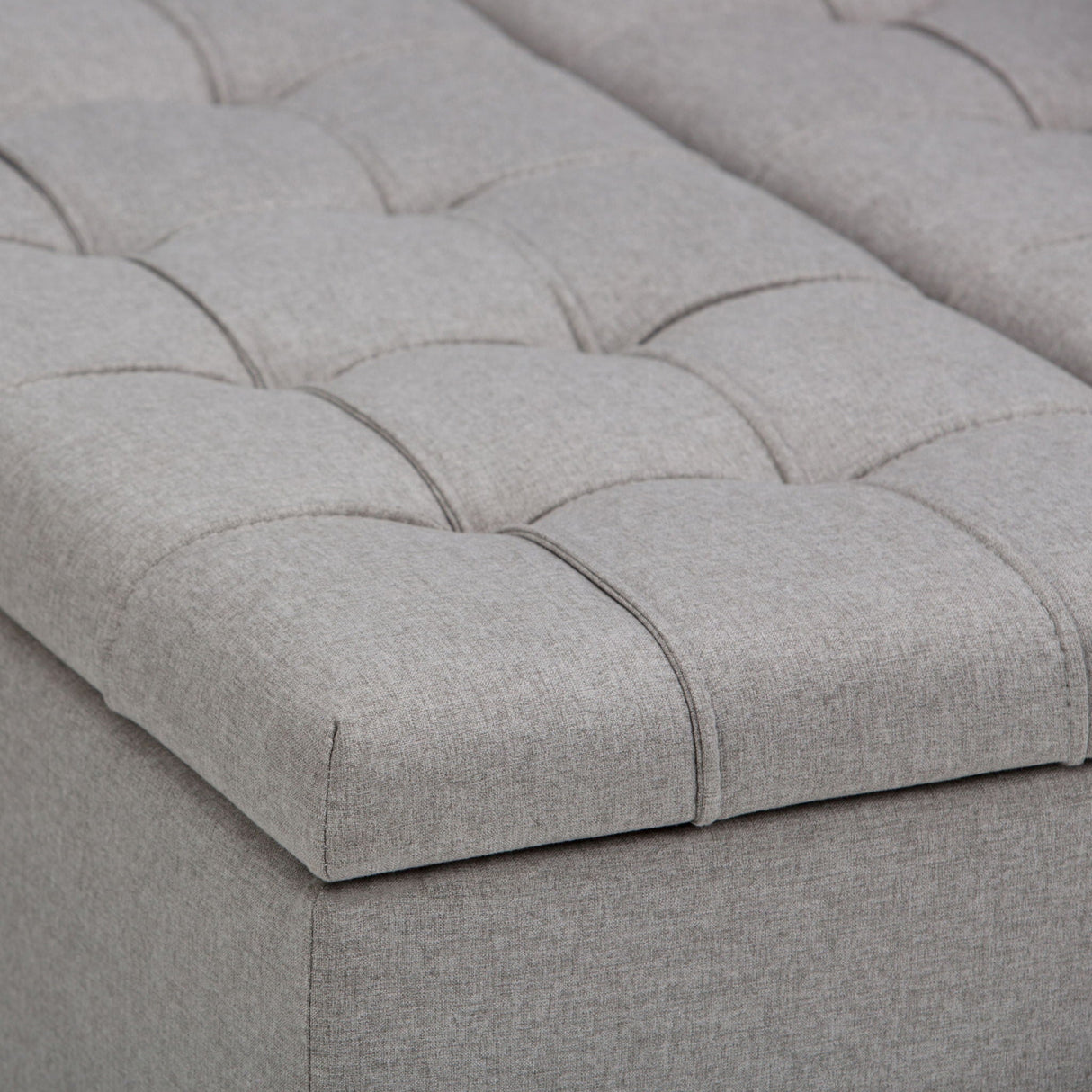 Harrison - Upholstered Coffee Table Storage Ottoman
