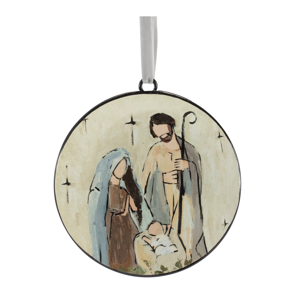 Holy-family-disc-ornament-(set-of-12)-Christmas-Ornaments