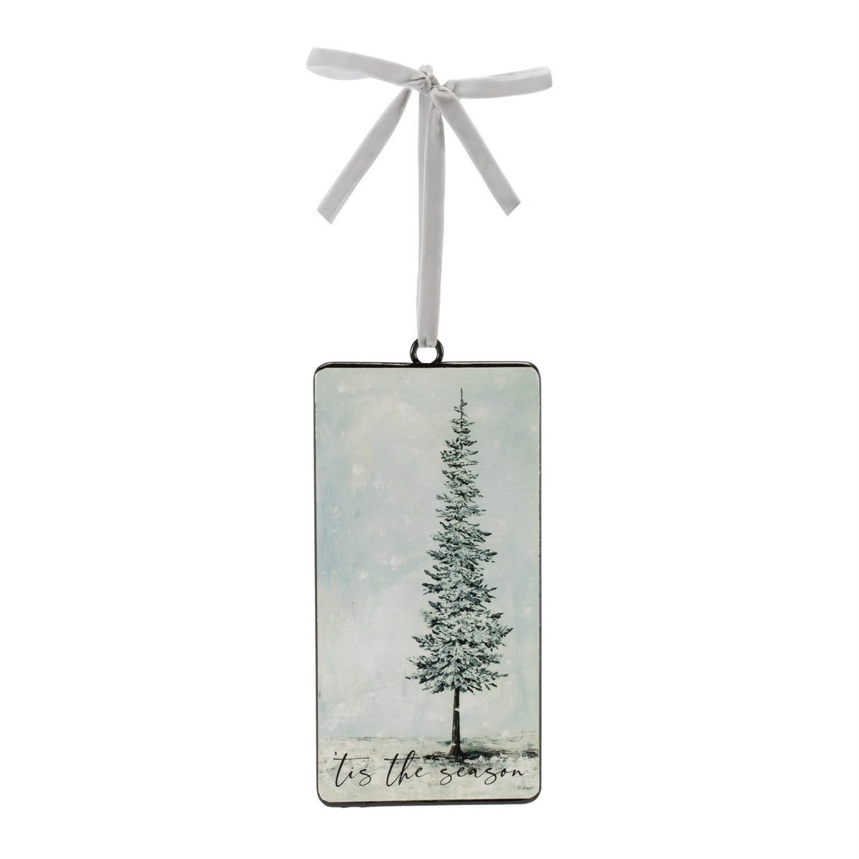 Tis the Season Pine Tree Ornament (Set of 12)