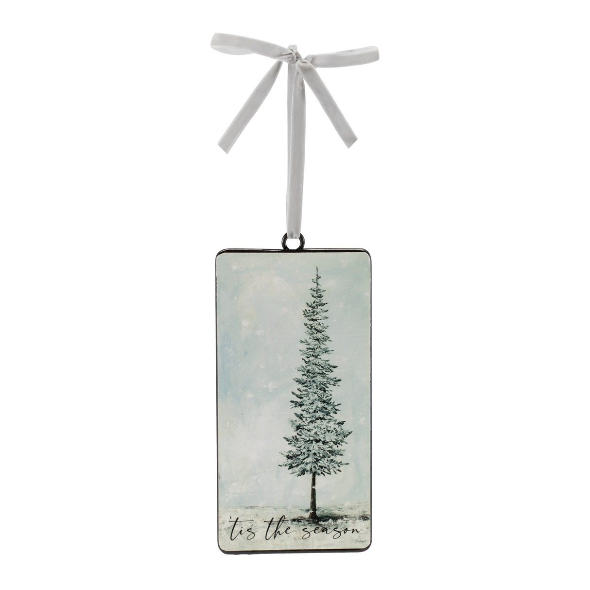 Tis the Season Pine Tree Ornament (Set of 12)