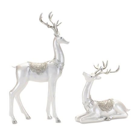Modern-holiday-reindeer-figurine-(set-of-2)-Figurines