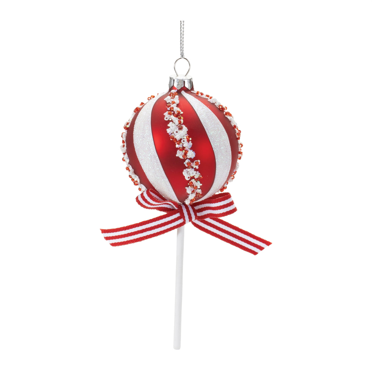 Glass-peppermint-lollipop-ornament-(set-of-12)-Christmas-Ornaments