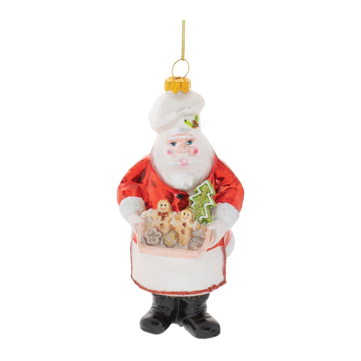Glass-Baking-Santa-Ornament-(Set-of-6)-Christmas-Ornaments