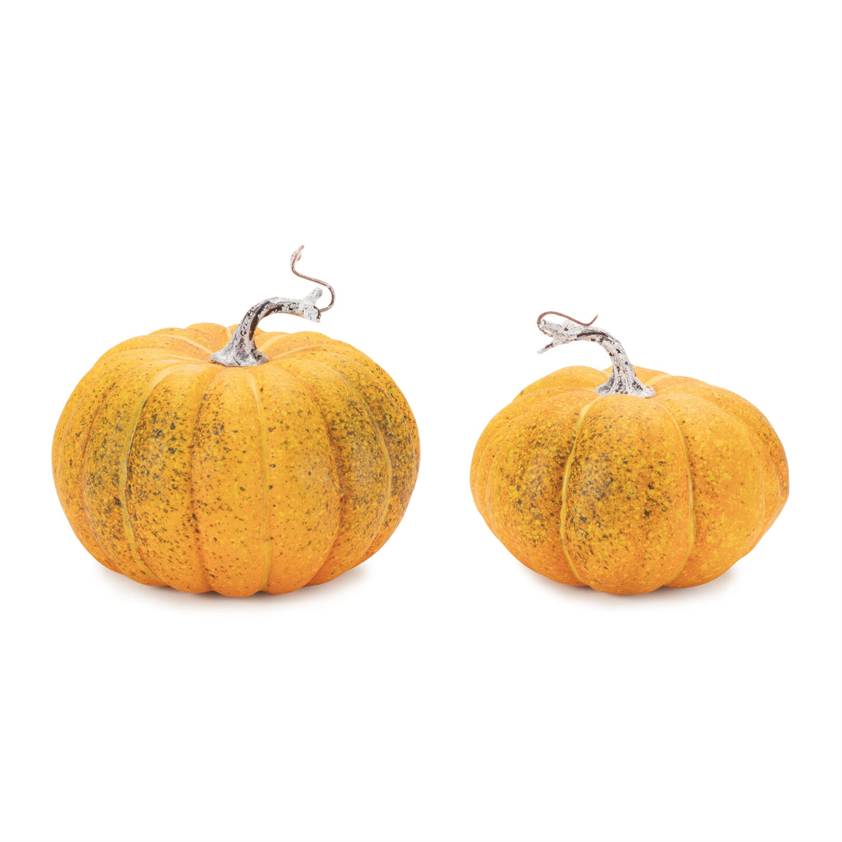 Foam pumpkin décor (set of 2)