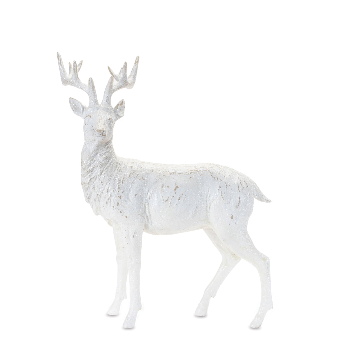 Winter Deer Statue (Set of 2)