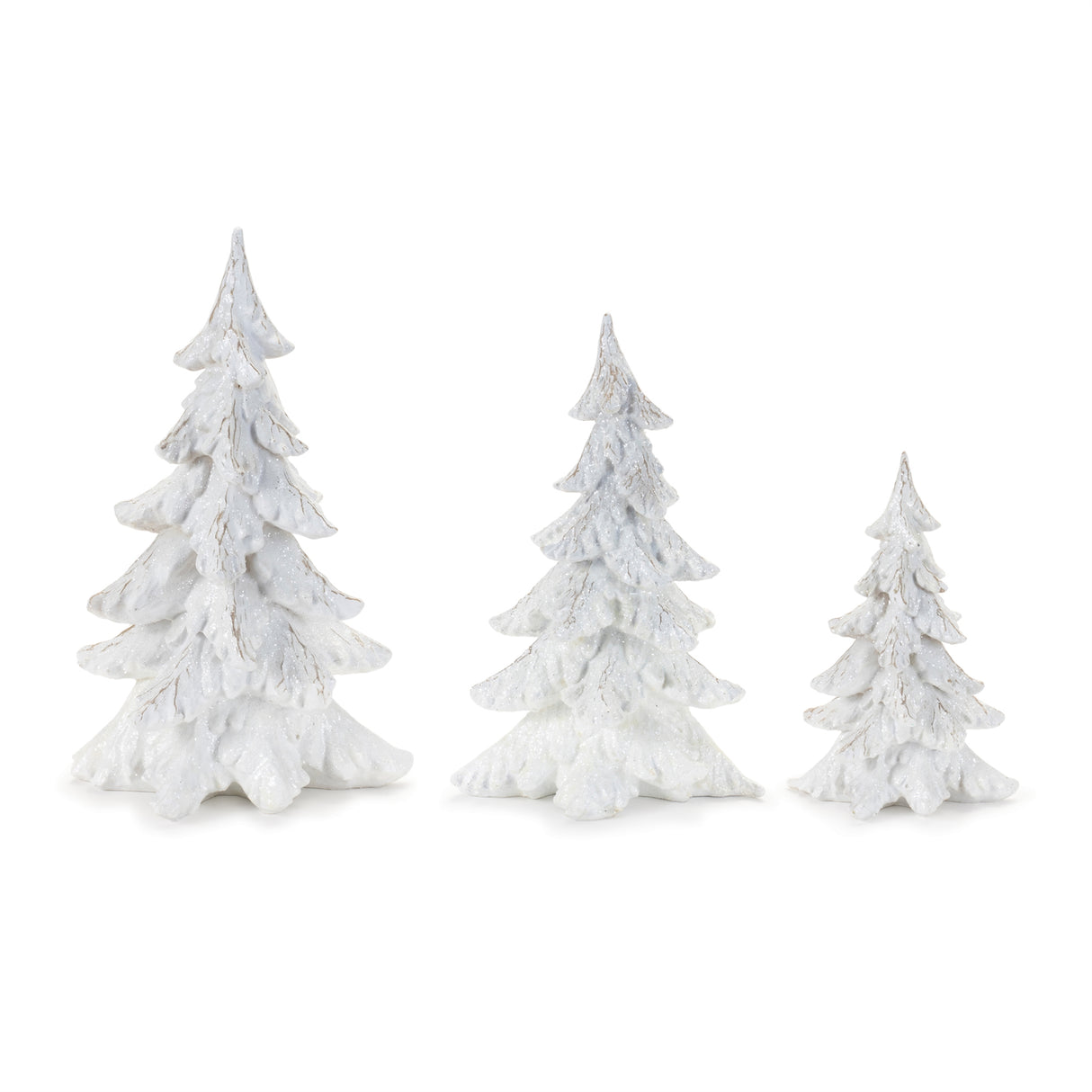 Glittered-pine-tree-(set-of-3)-Christmas-Decor