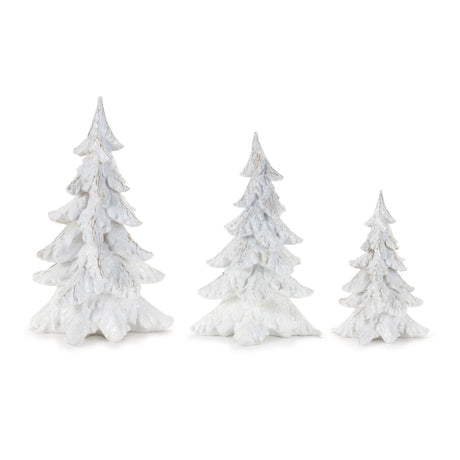 Glittered-pine-tree-(set-of-3)-Christmas-Decor