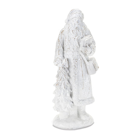 Glittered-santa-figurine-(set-of-2)-Figurines