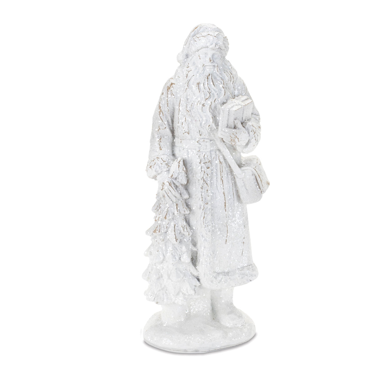 Glittered-Santa-Figurine-(Set-of-2)-Figurines