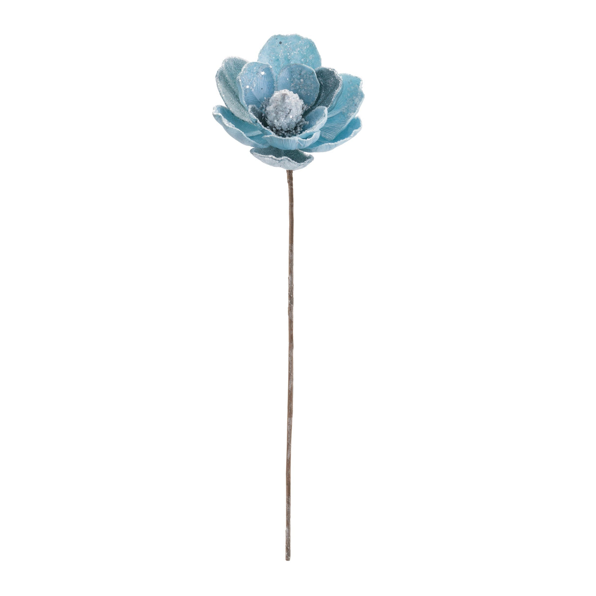 Beaded magnolia flower stem (set of 2)