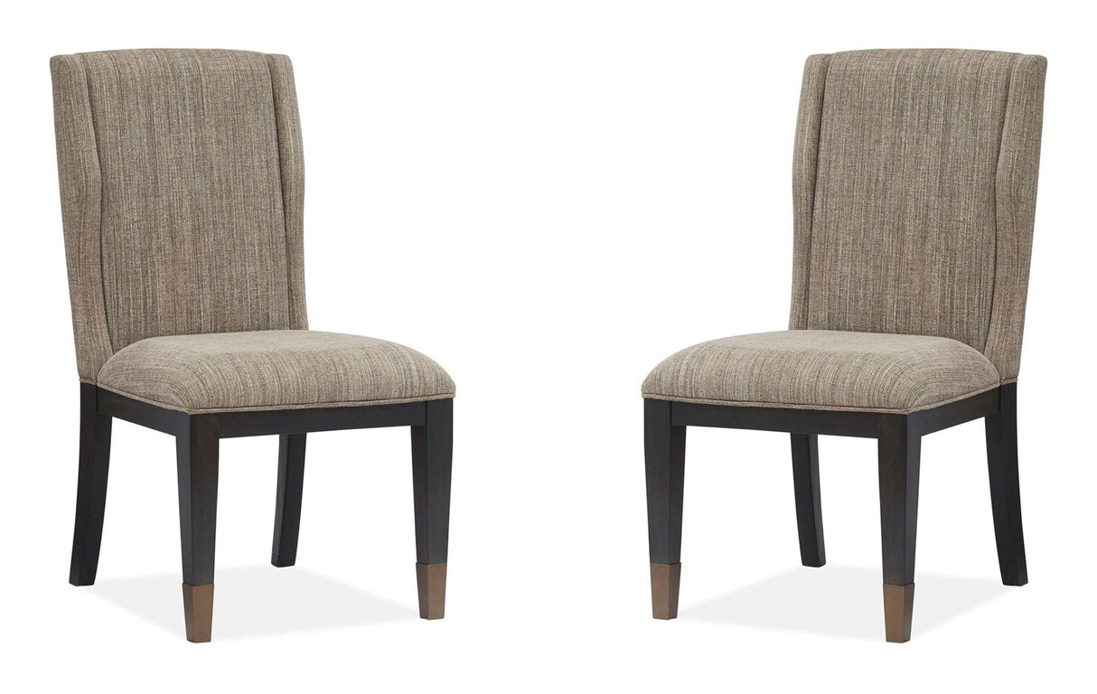Ryker - Upholstered Host Side Chair (Set of 2) - Homestead Brown