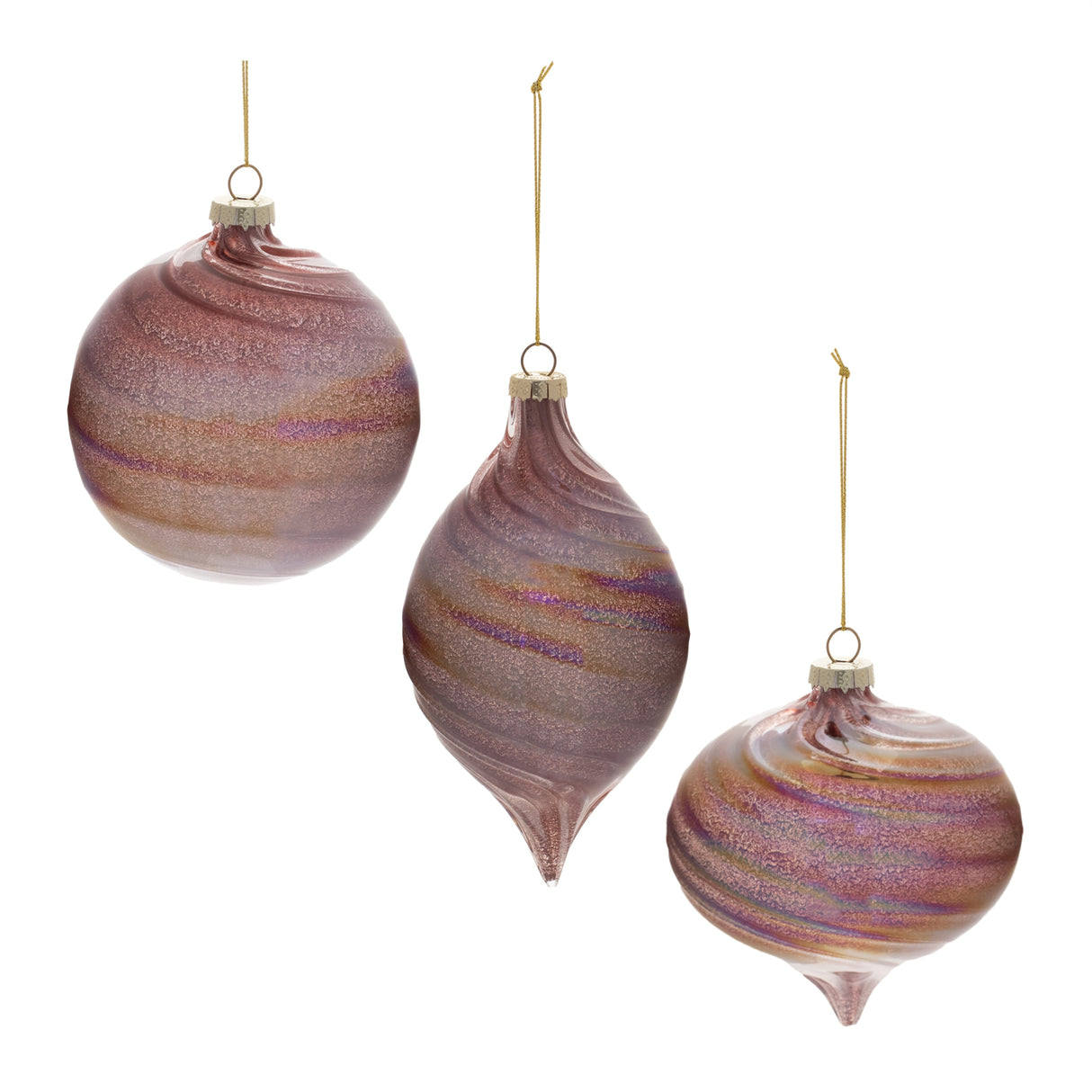 Iridescent-swirl-glass-ornament-(set-of-6)-Christmas-Ornaments
