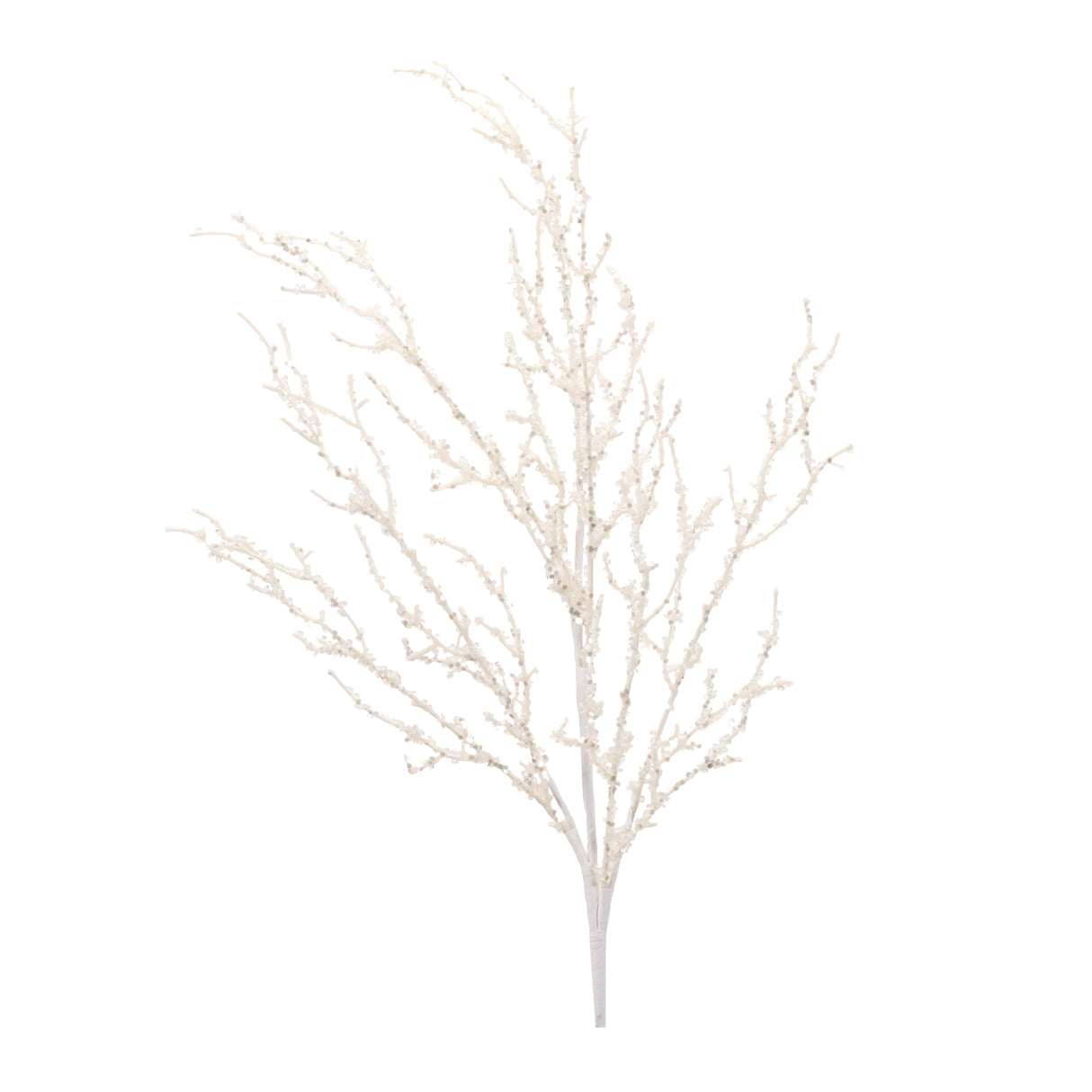 Glittered-twig-branch-(set-of-6)-Artificial-Flowering-Plants