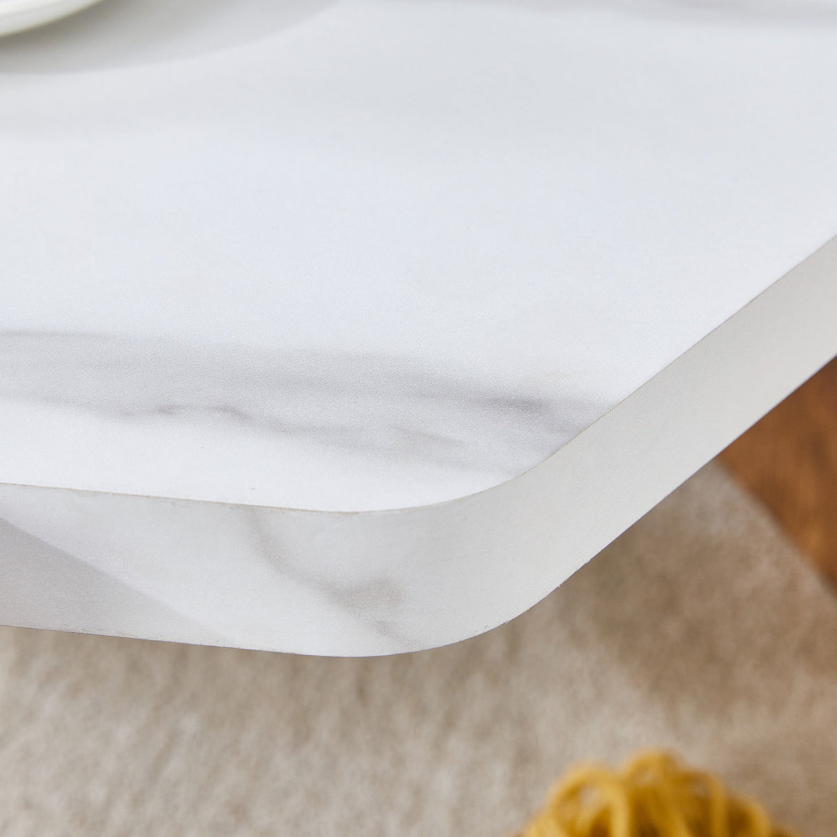 31-Inch Modern-Style Hexagonal Coffee Table