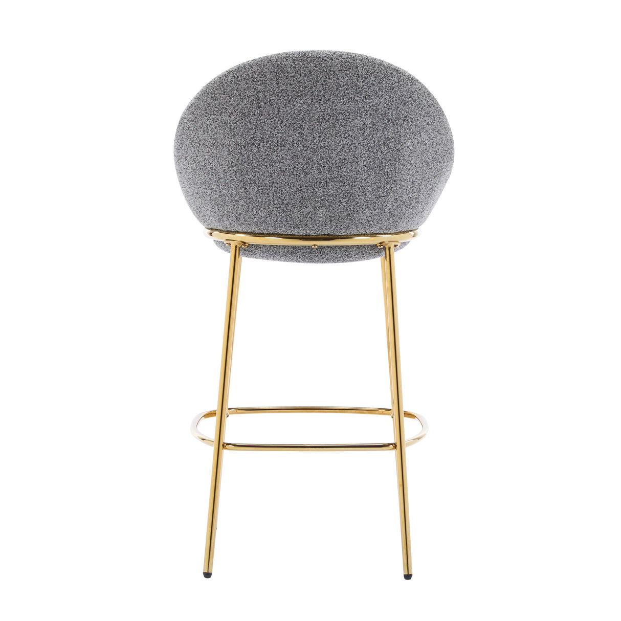 Celano Indoor Metal Upholstered Barstool Set of 2