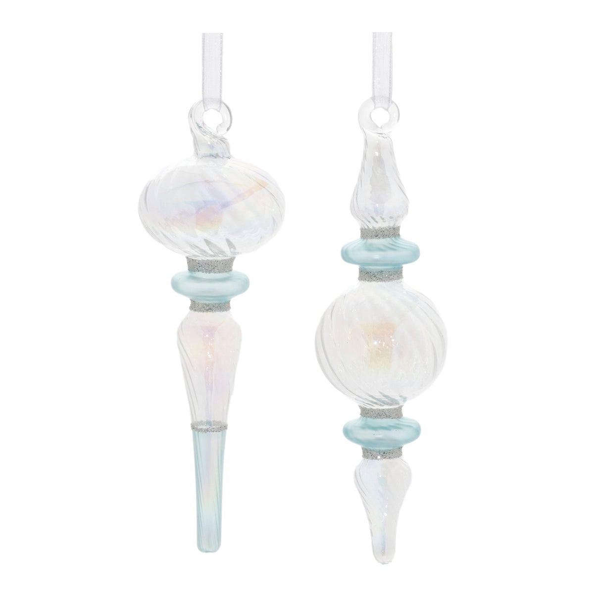 Iridescent-Finial-Drop-Ornament-(Set-of-12)-Christmas-Ornaments