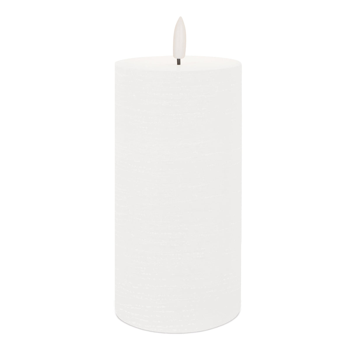 FIA Wick White Pillar Candle (Set of 2)