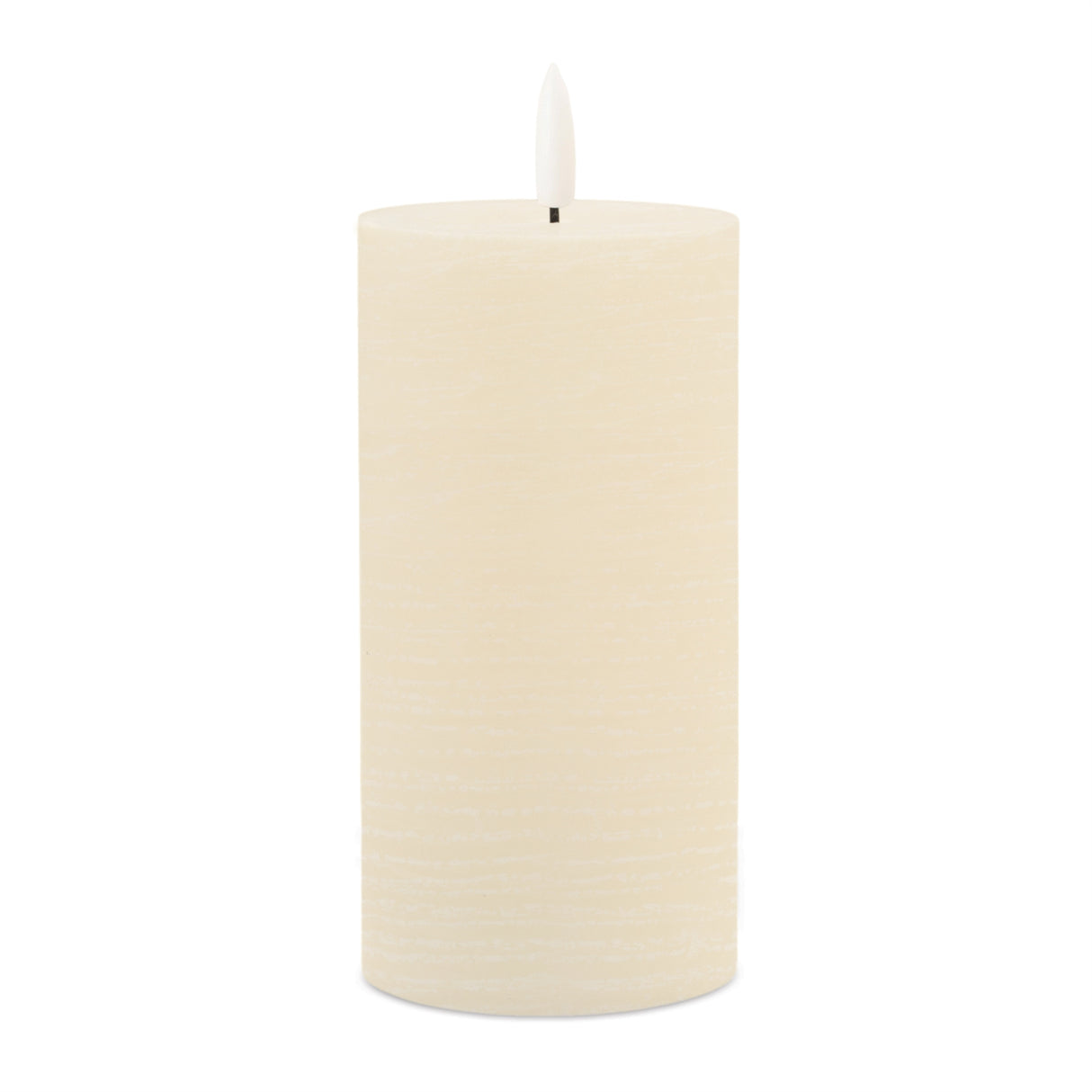 FIA Wick Ivory Pillar Candle (Set of 2)