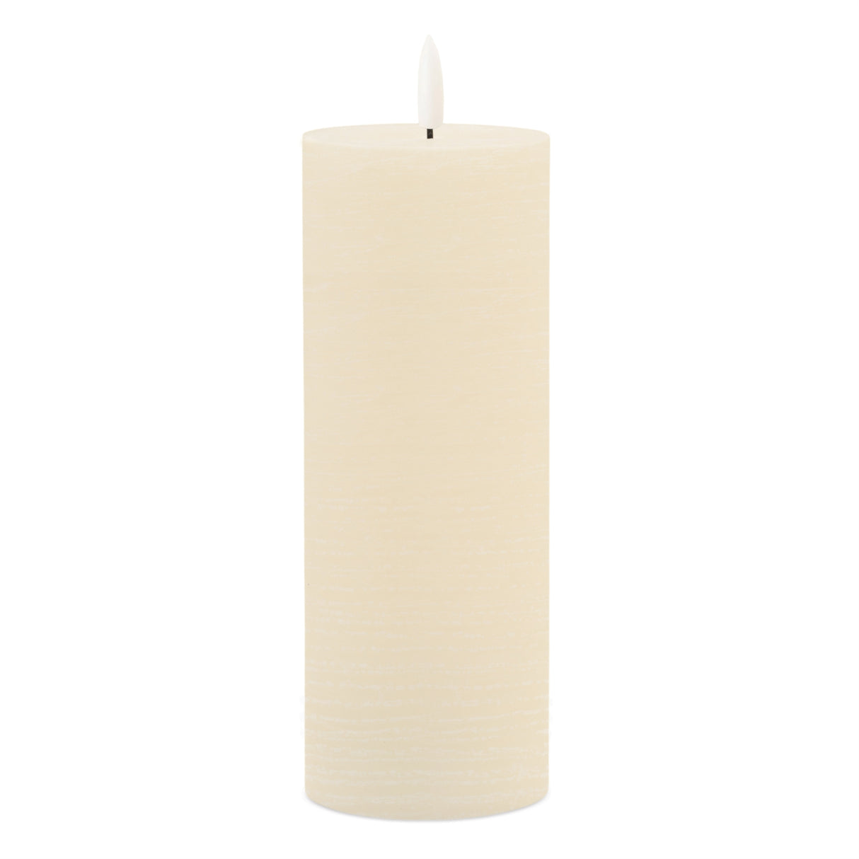 FIA Wick Ivory Pillar Candle (Set of 2)