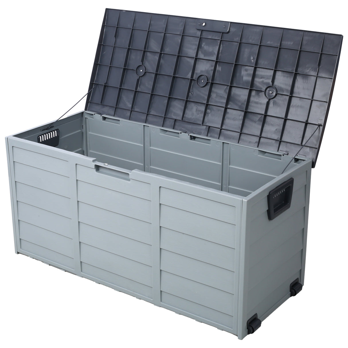 75 Gallon Resin Deck Box Storage Shed