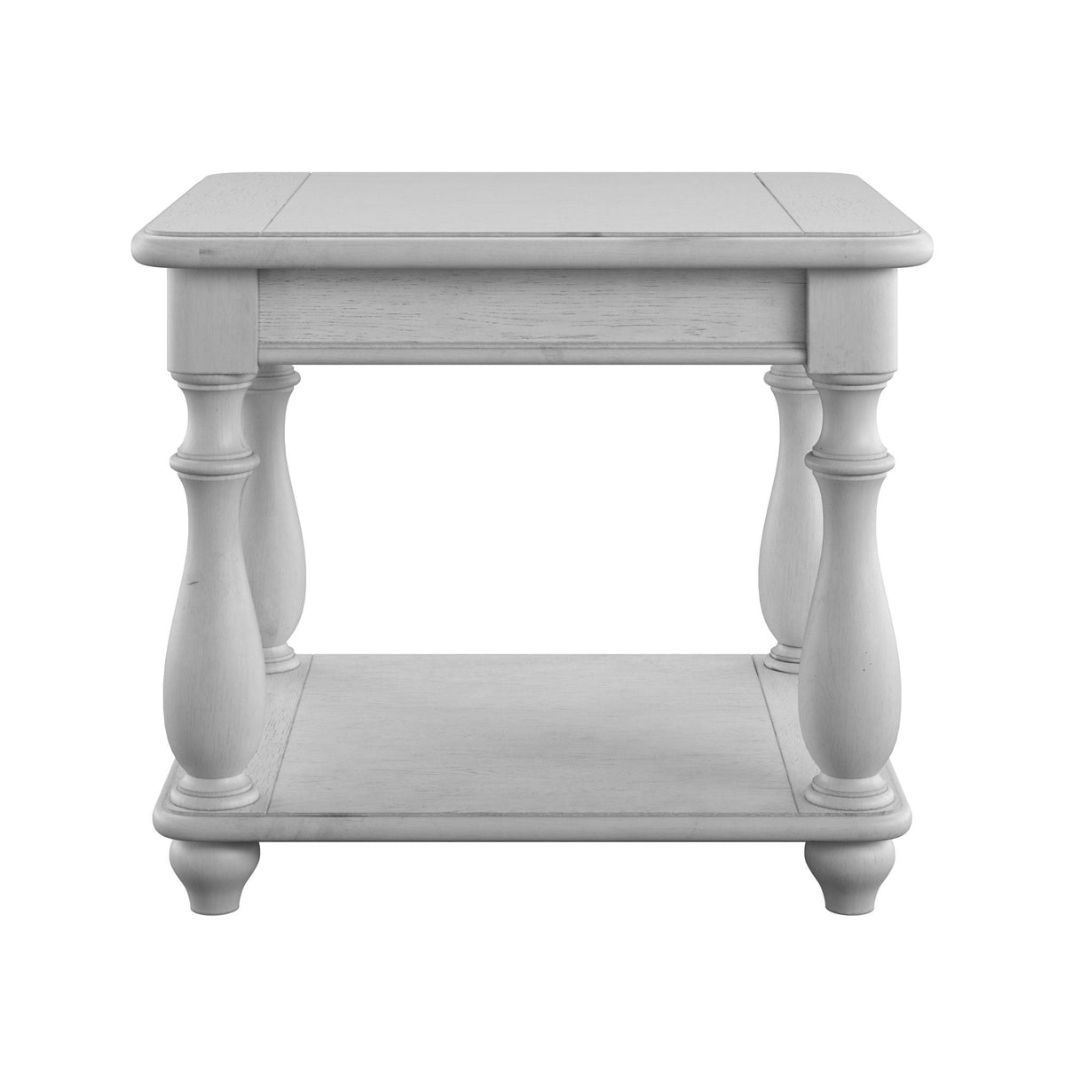 Square End Table - Gray