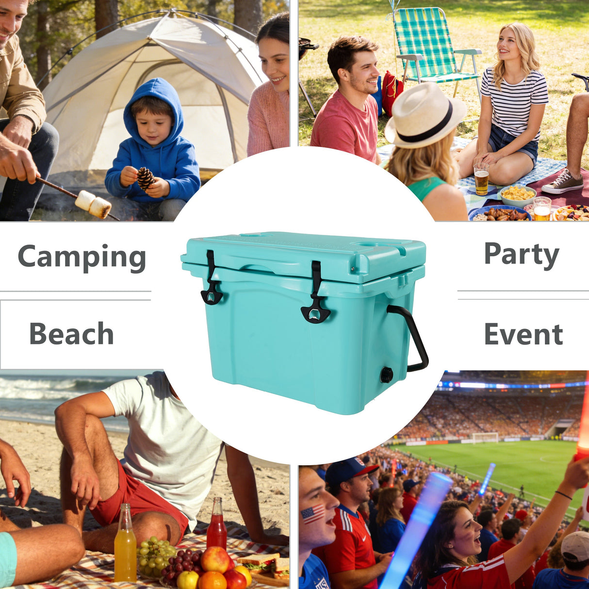 25QT Portable Insulated Cooler